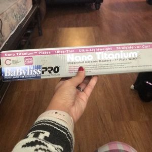 Nano titanium hair straightener